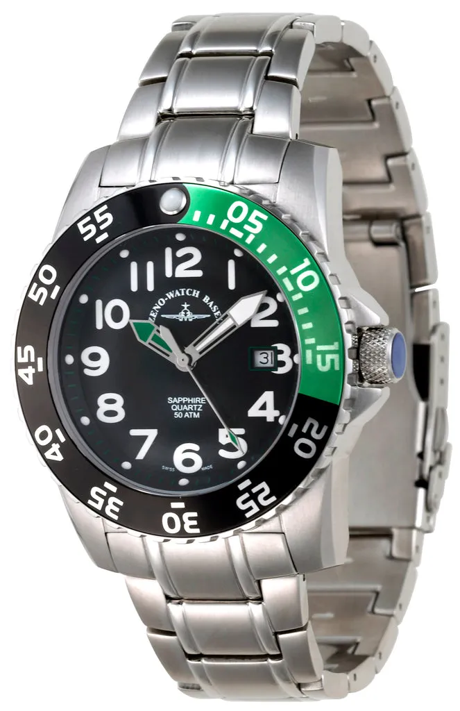 Zeno-Watch Basel Airplanediver II montre plongée 50 ATM