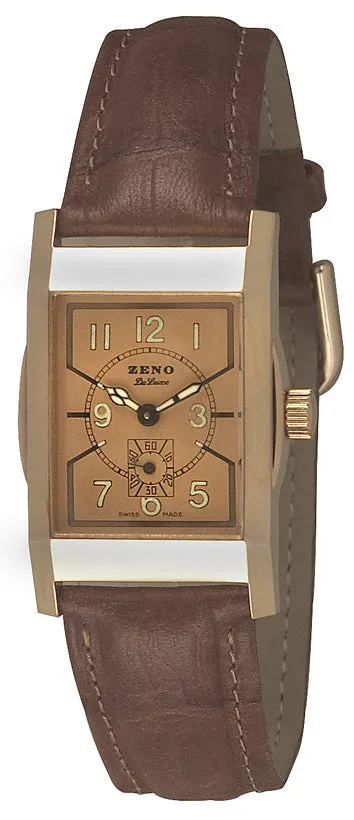 Zeno-Watch Basel Art Deco Rectangular Winder montre à remontage manuel