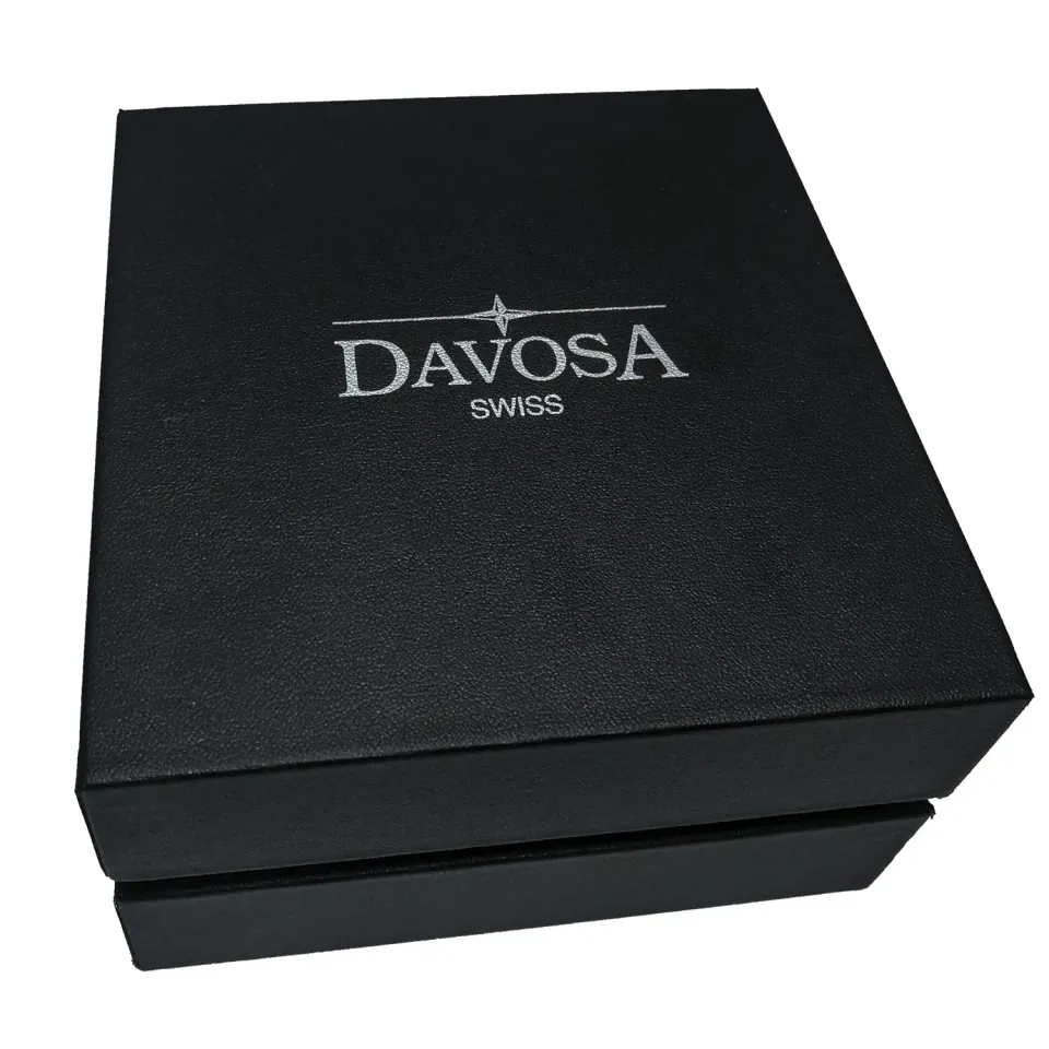 Davosa Watch Box Quartz boîte montre simili cuir