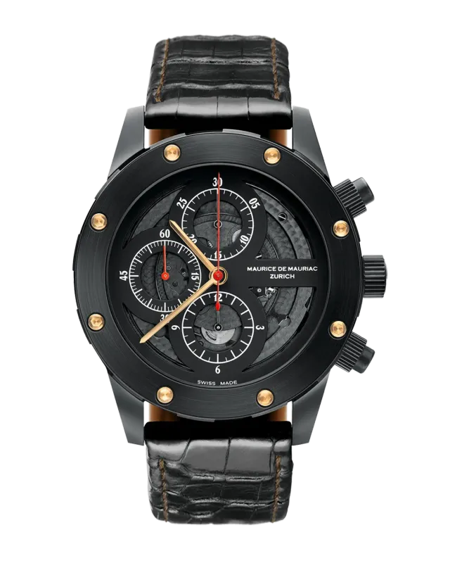 Maurice de Mauriac Chrono Modern Diver Skeleton montre