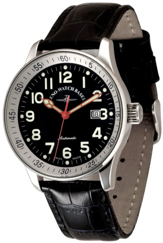 Zeno-Watch Basel X-Large Pilot Automatic R montre argentée
