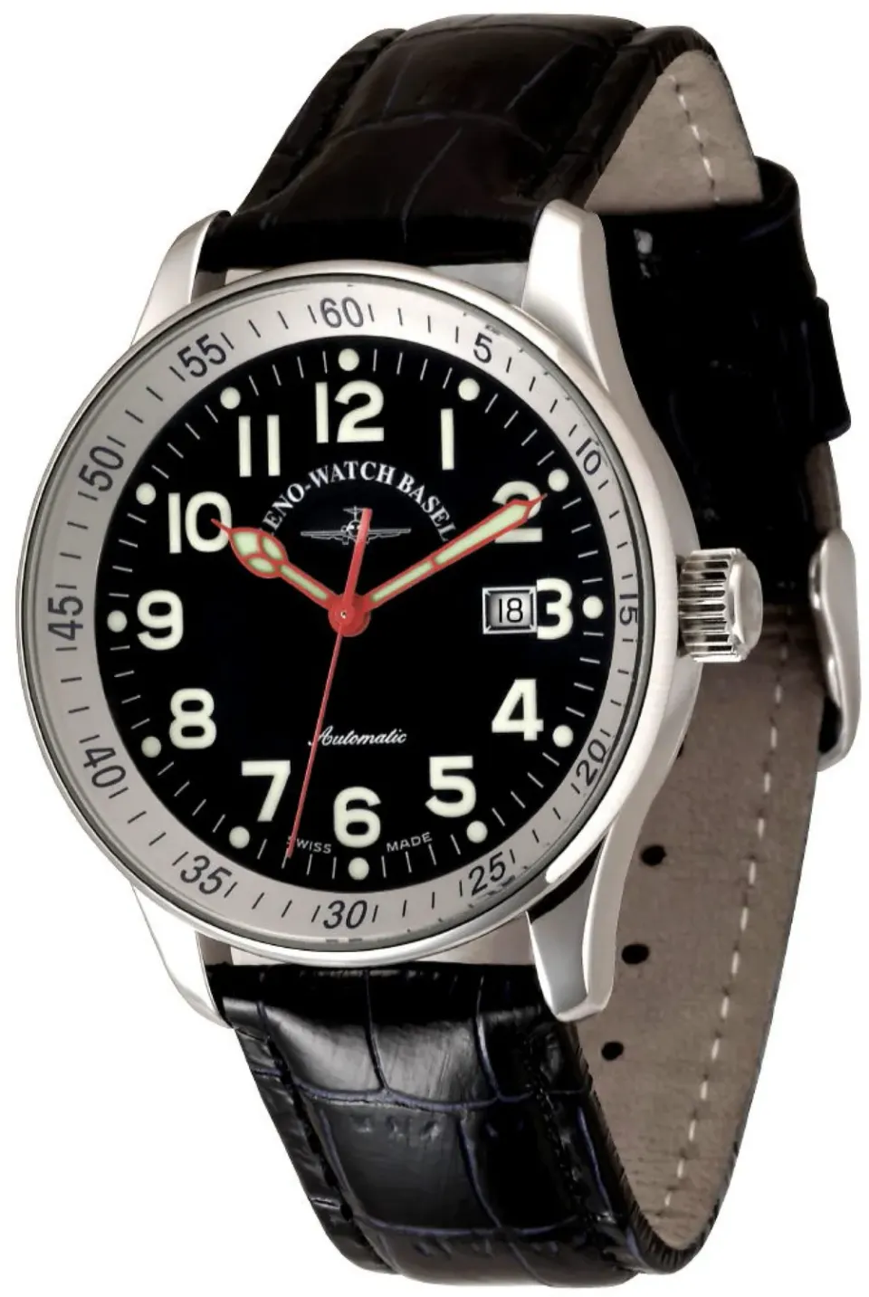 Zeno-Watch Basel X-Large Pilot Automatic R montre argentée