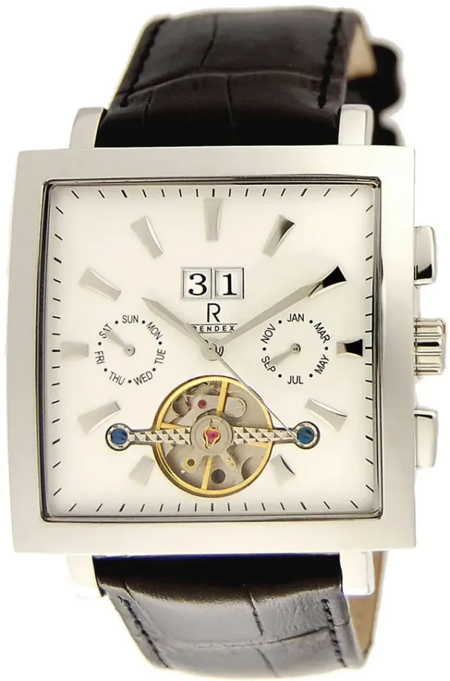 Zeno-Watch Basel Square Open Heart montre automatique