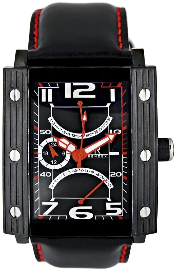 Zeno-Watch Basel Retrograde Dual Time Screws montre