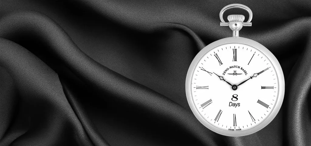 Zeno-Watch Basel Lepine montre de poche chromée
