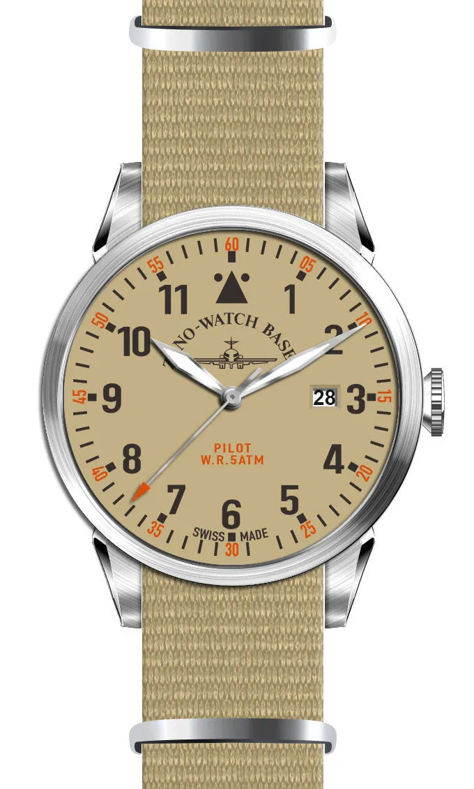 Zeno-Watch Basel Navigator Nato Quartz montre pilote