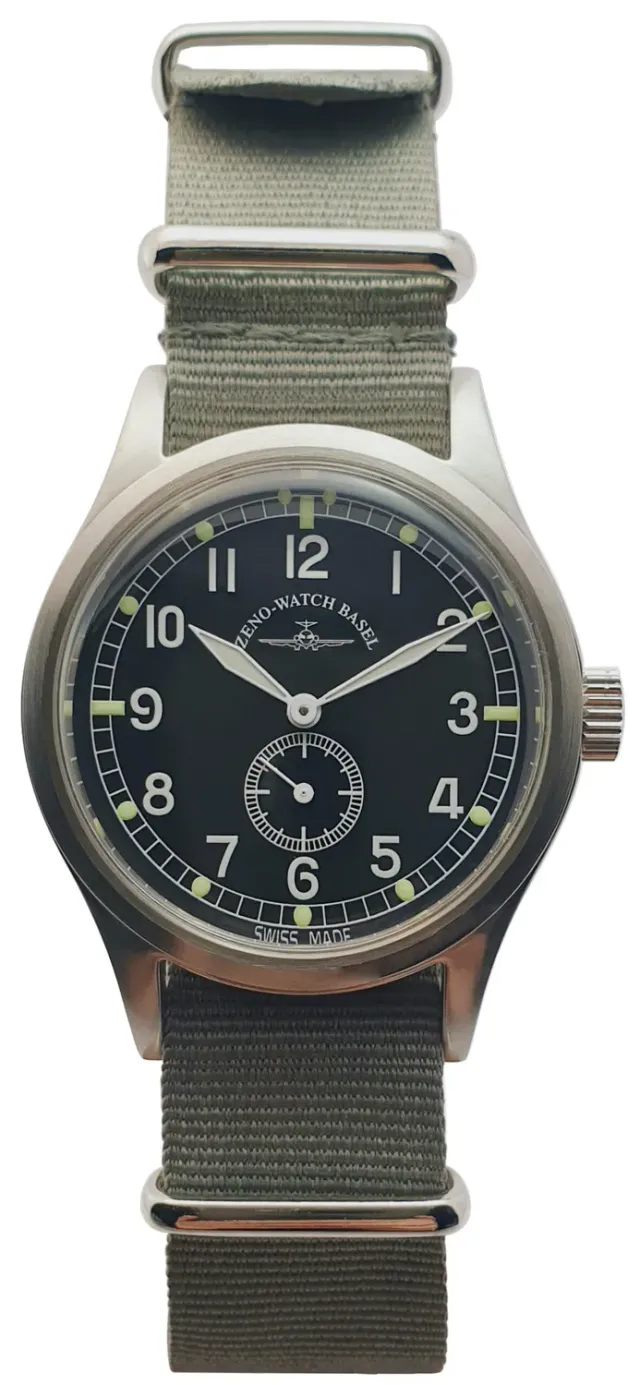 Zeno-Watch Basel PRS Medium Manual Small Second montre aviation