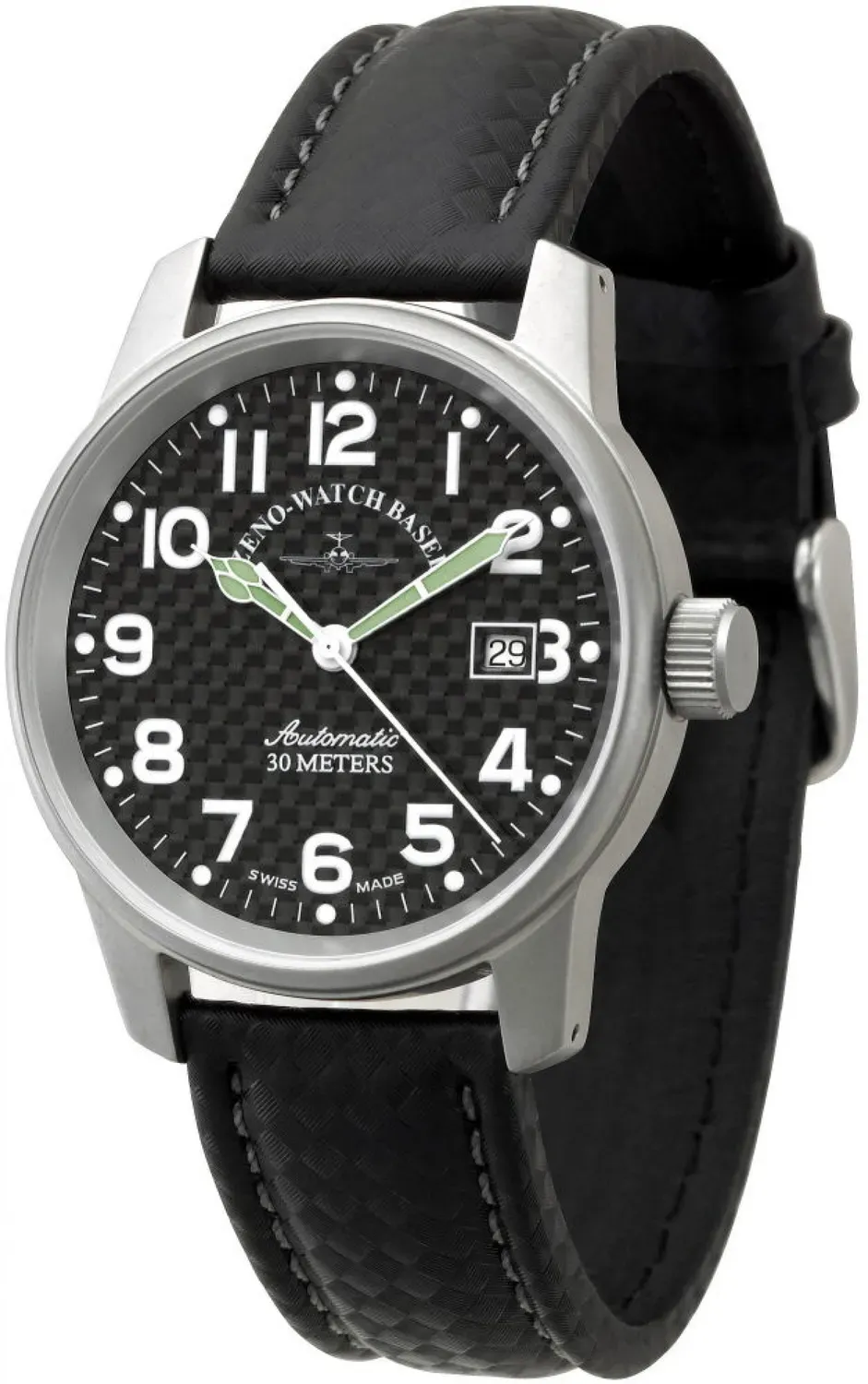 Zeno-Watch Basel Classic Carbon Automatic montre carbone