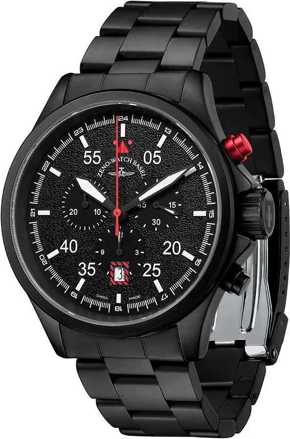 Zeno-Watch Basel Speed Navigator Chronograph Black montre édition limitée