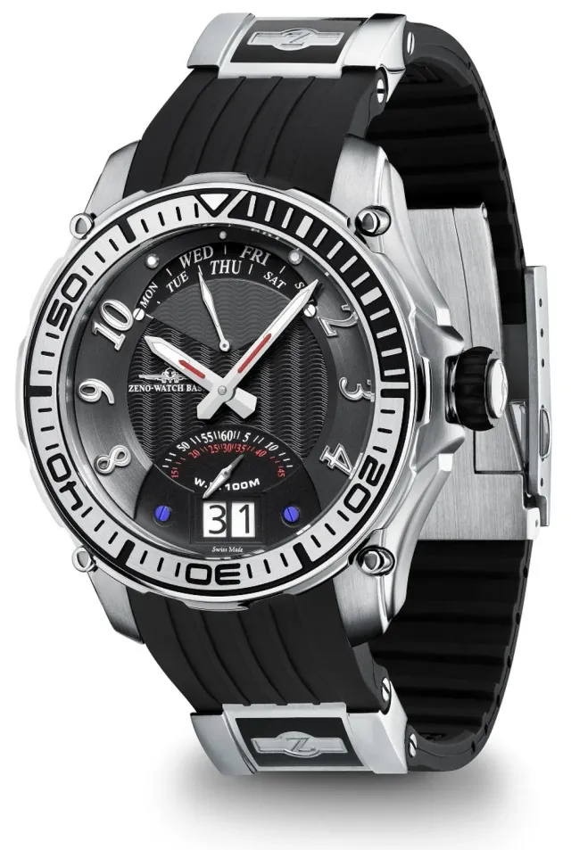 Zeno-Watch Basel Neptun 1 Day Date Retrograde montre quartz
