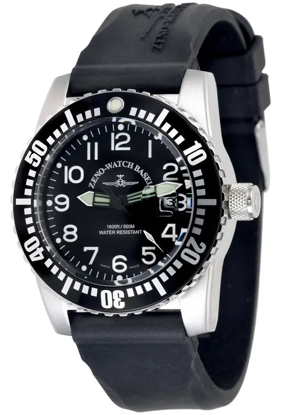 Zeno-Watch Basel Airplane Diver Quartz Numbers montre de plongée