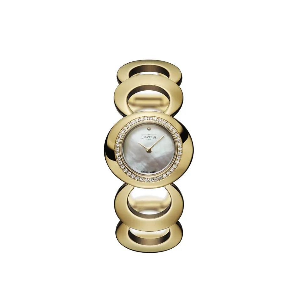 Davosa Vintage 60s montre femme quartz boîtier ovale