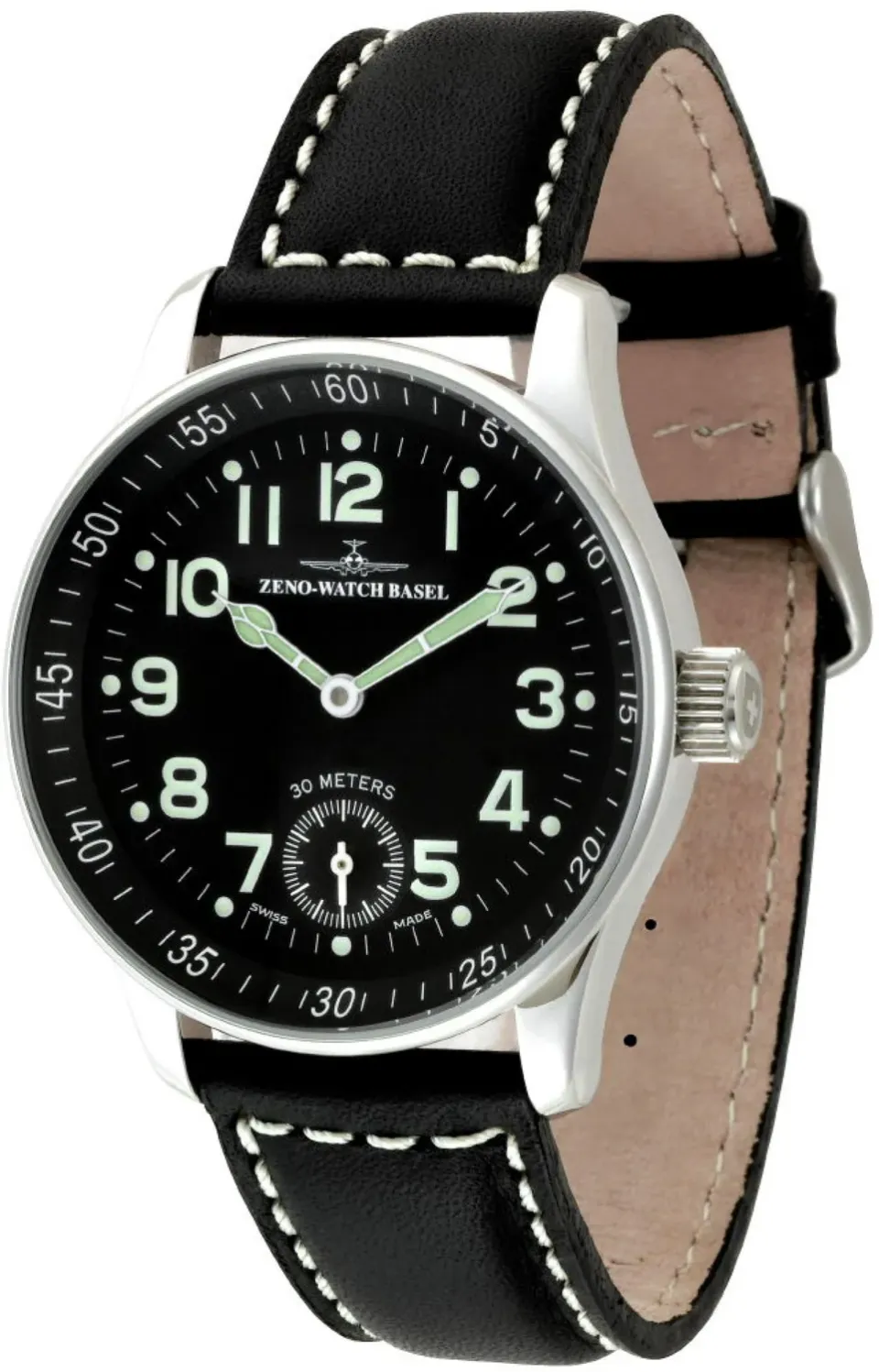 Zeno-Watch Basel X-Large Pilot Winder montre pilote