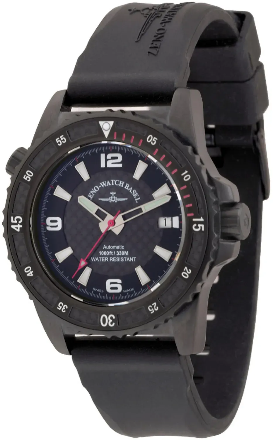 Zeno-Watch Basel Professional Diver Automatic Black montre plongée