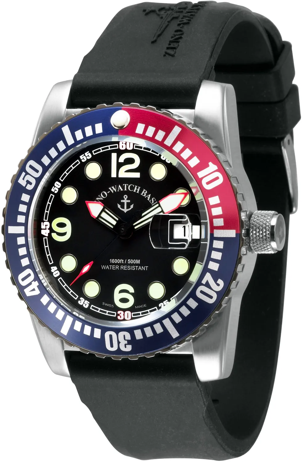 Zeno-Watch Basel Airplane Diver Quartz Numbers montre de plongée