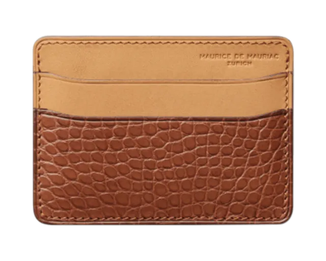 Maurice de Mauriac Étui Porte-Cartes Croco