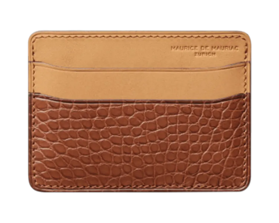 Maurice de Mauriac Étui Porte-Cartes Croco