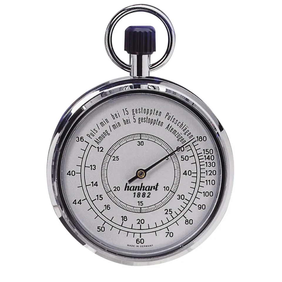 Hanhart Crown Stopper chronomètre pouls respiration