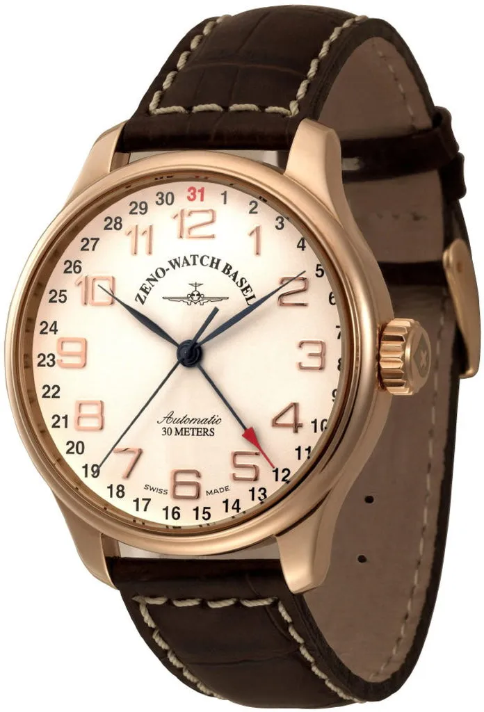 Zeno-Watch Basel OS Retro Pointer date montre automatique