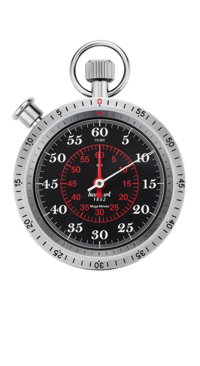 Hanhart Addition Megaminute Flyback chronomètre 1/5 s