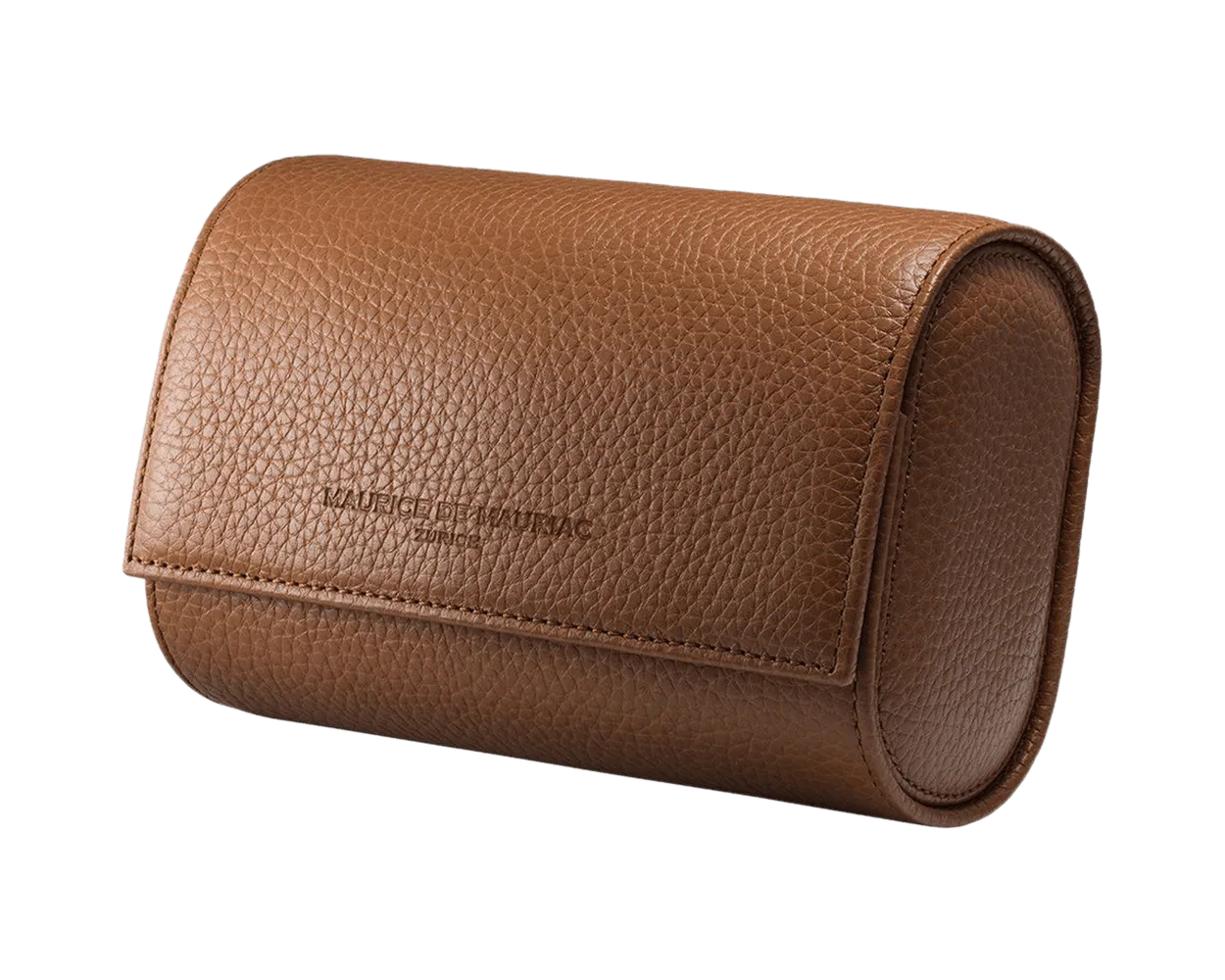 Maurice de Mauriac Oval Leather Travel Case étui voyage