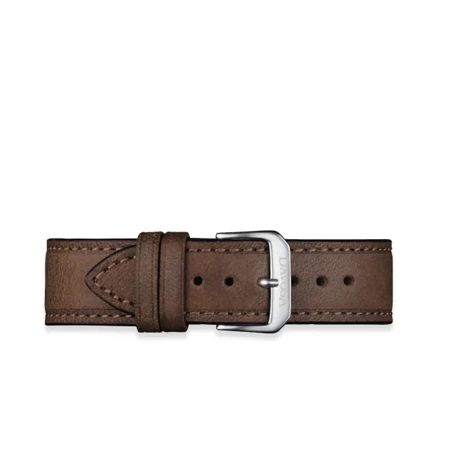 Davosa Bracelet montre cuir marron surpiqûres