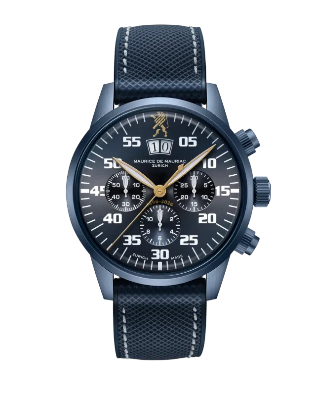 Maurice de Mauriac Chrono Modern Big Date FCZ montre 130 Years