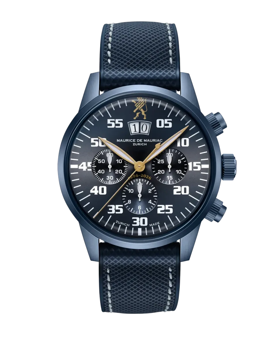 Maurice de Mauriac Chrono Modern Big Date FCZ montre 130 Years