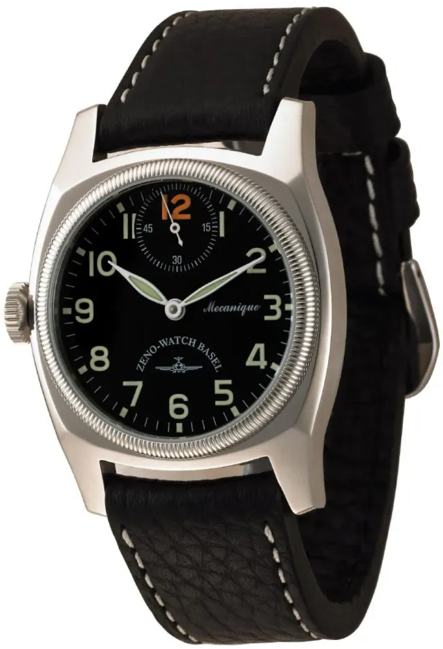 Zeno-Watch Basel Retro Carre Winder Lefthander montre vintage