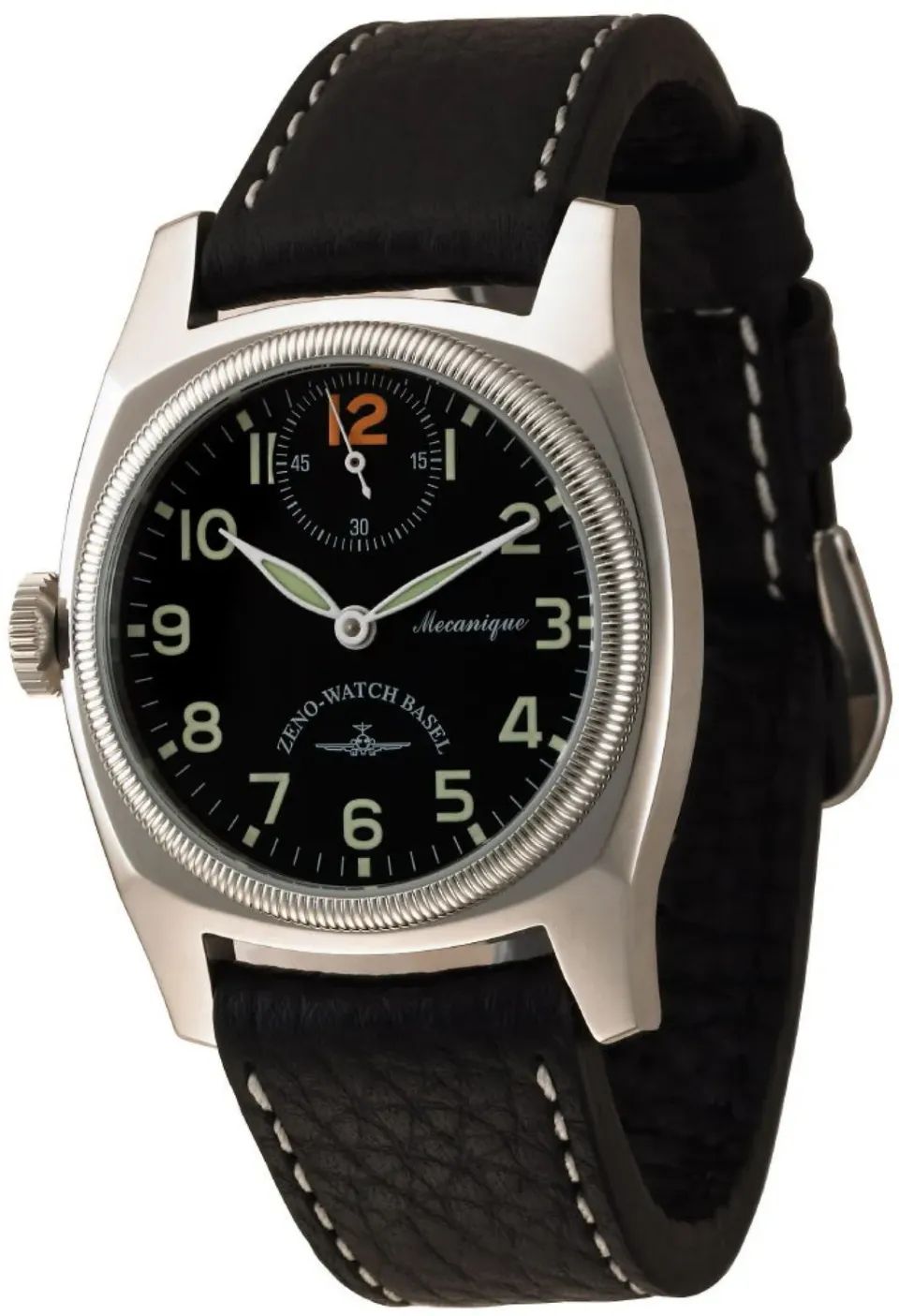 Zeno-Watch Basel Retro Carre Winder Lefthander montre vintage
