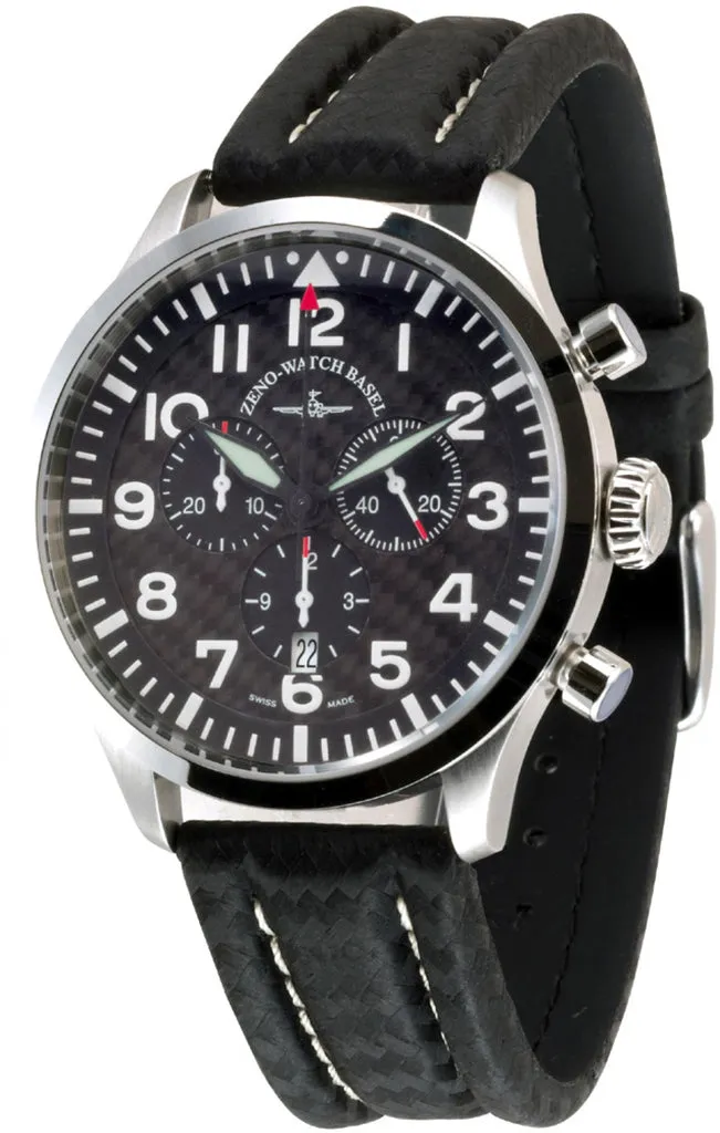 Zeno-Watch Basel Navigator NG Chronograph Quartz montre pilote