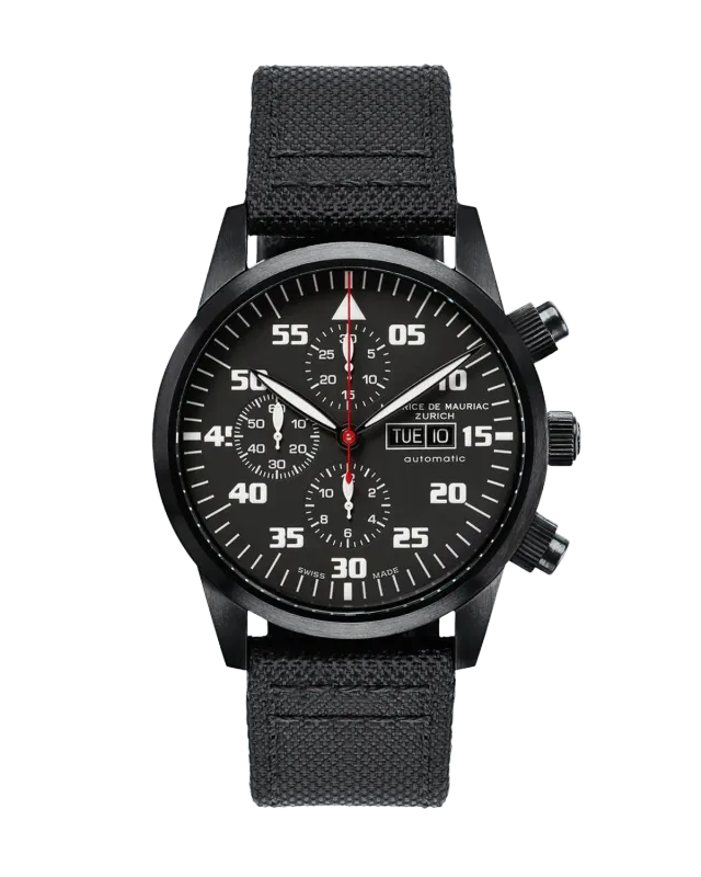 Maurice de Mauriac Chrono Modern PVD Red montre