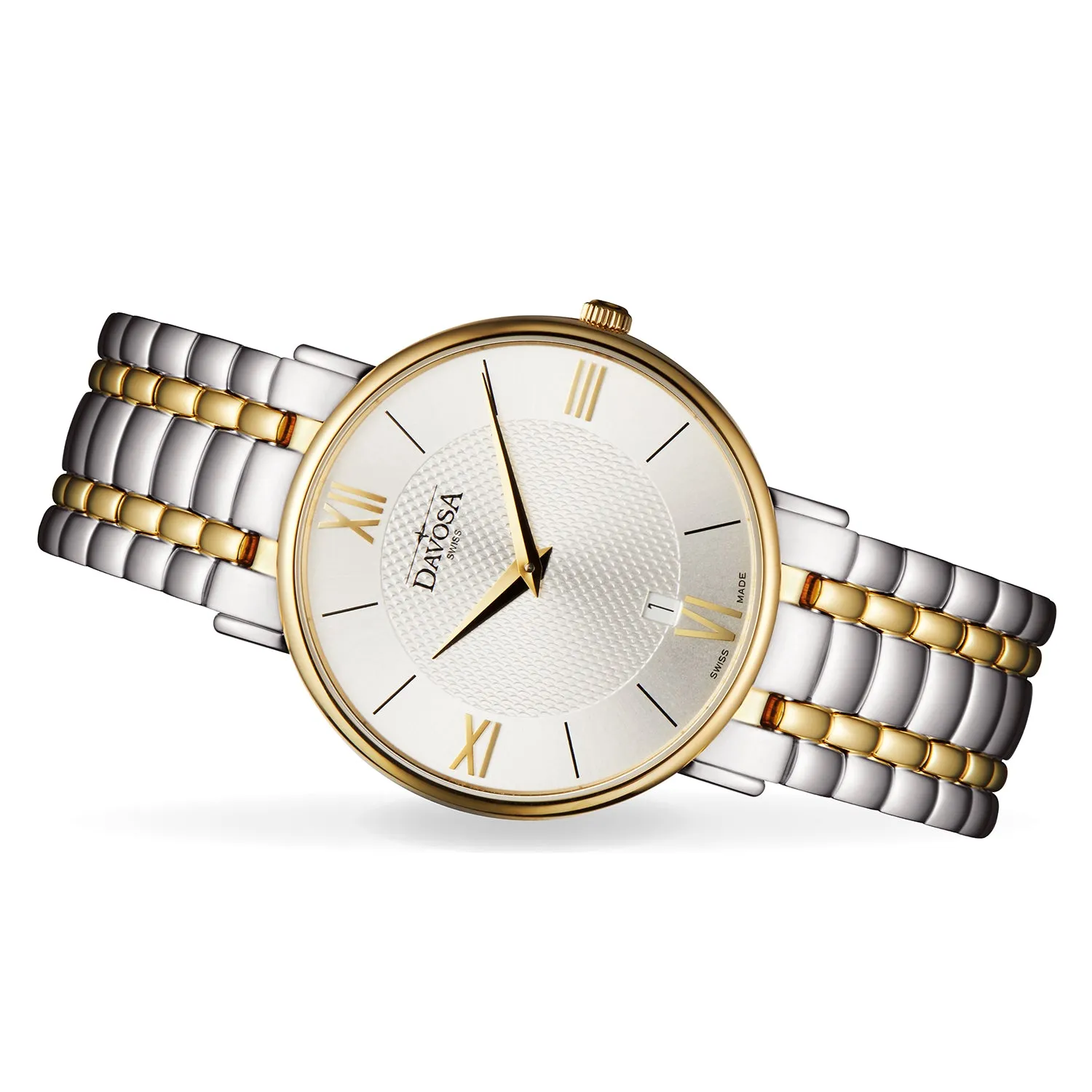 Davosa Pianos II montre homme quartz guillochée
