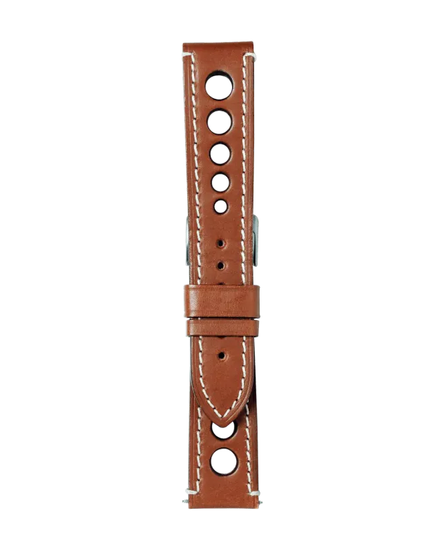 Maurice de Mauriac Perforated Leatherstrap bracelet de montre en cuir perforé