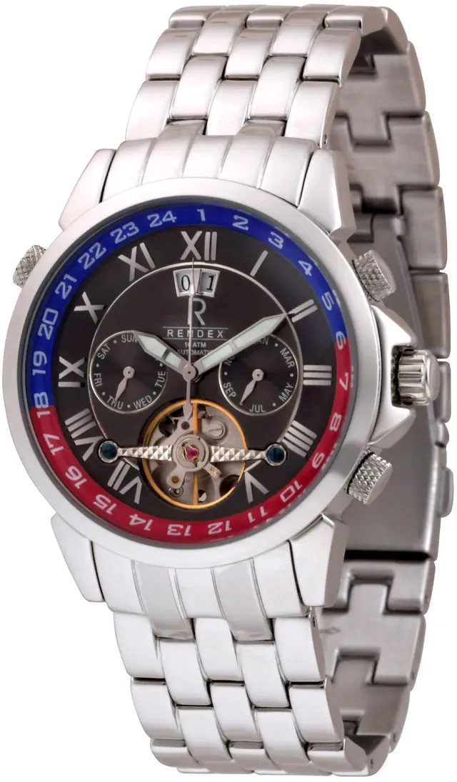 Zeno-Watch Basel Full Calendar Open Heart montre