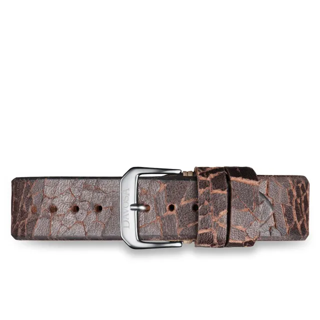 Davosa Calfskin Leather Vintage bracelet cuir marron 20 mm