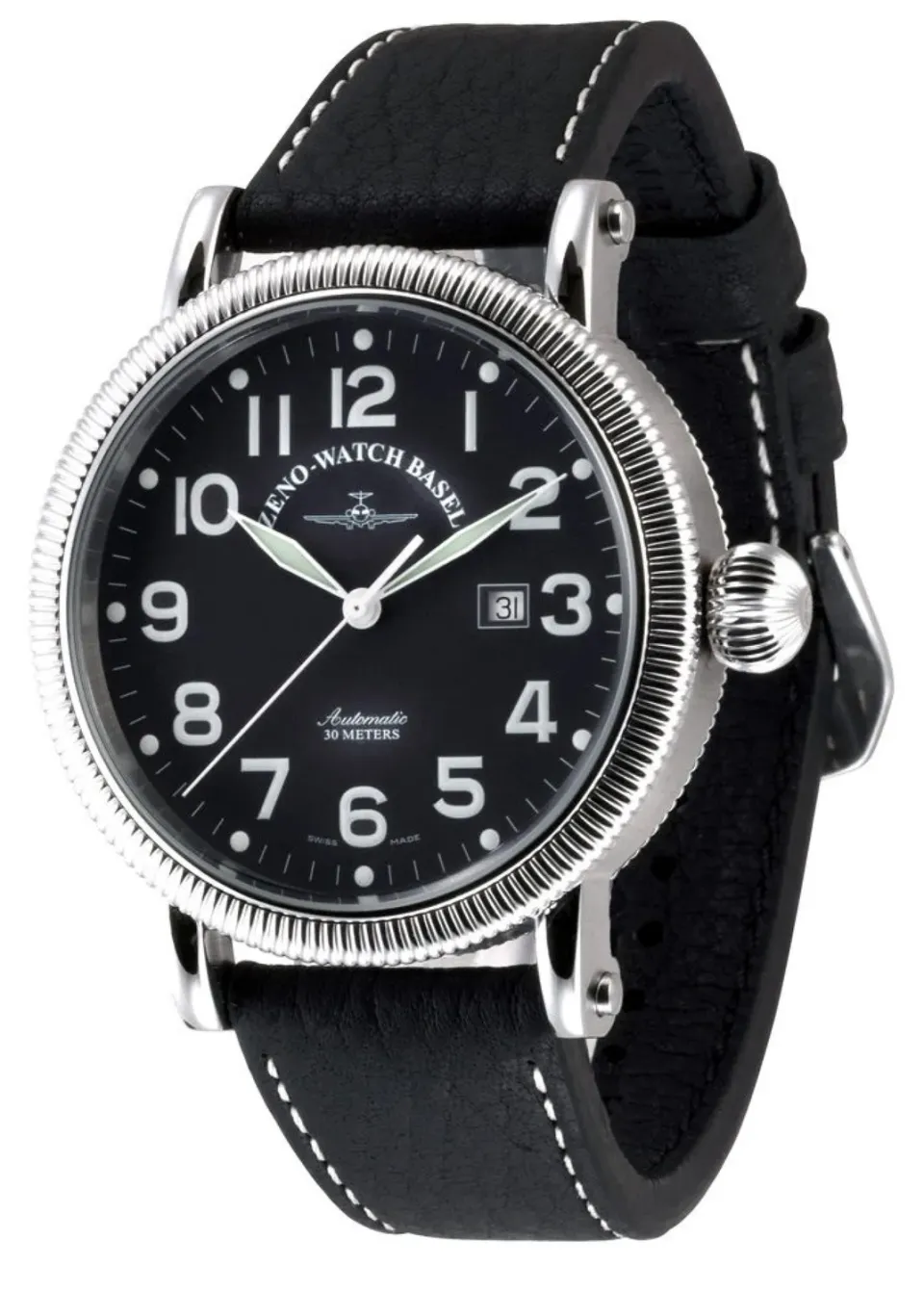 Zeno-Watch Basel Nostalgia XL Automatic Montre Vintage Lunette