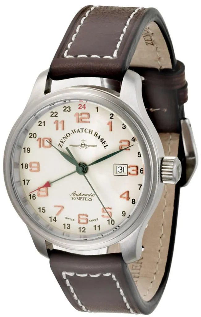 Zeno-Watch Basel New Classic Retro NC Retro GMT Dual Time montre