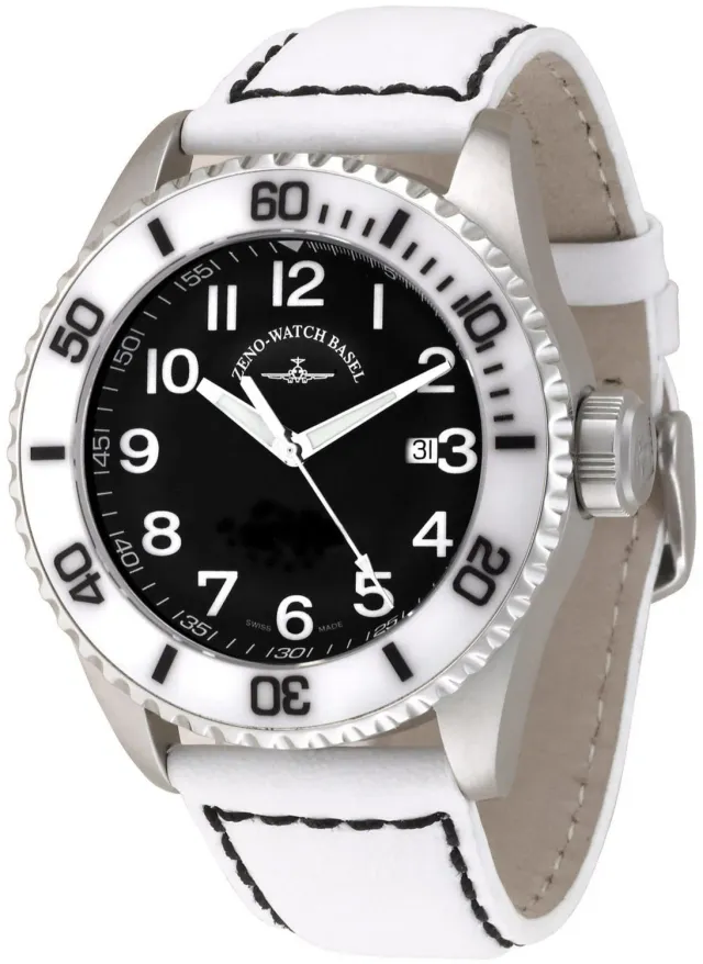 Zeno-Watch Basel Diver Ceramic Quartz montre plongée céramique