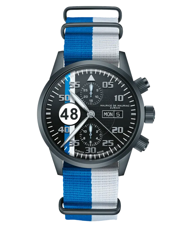Maurice de Mauriac Chrono Modern Grand Prix Zurich PVD montre