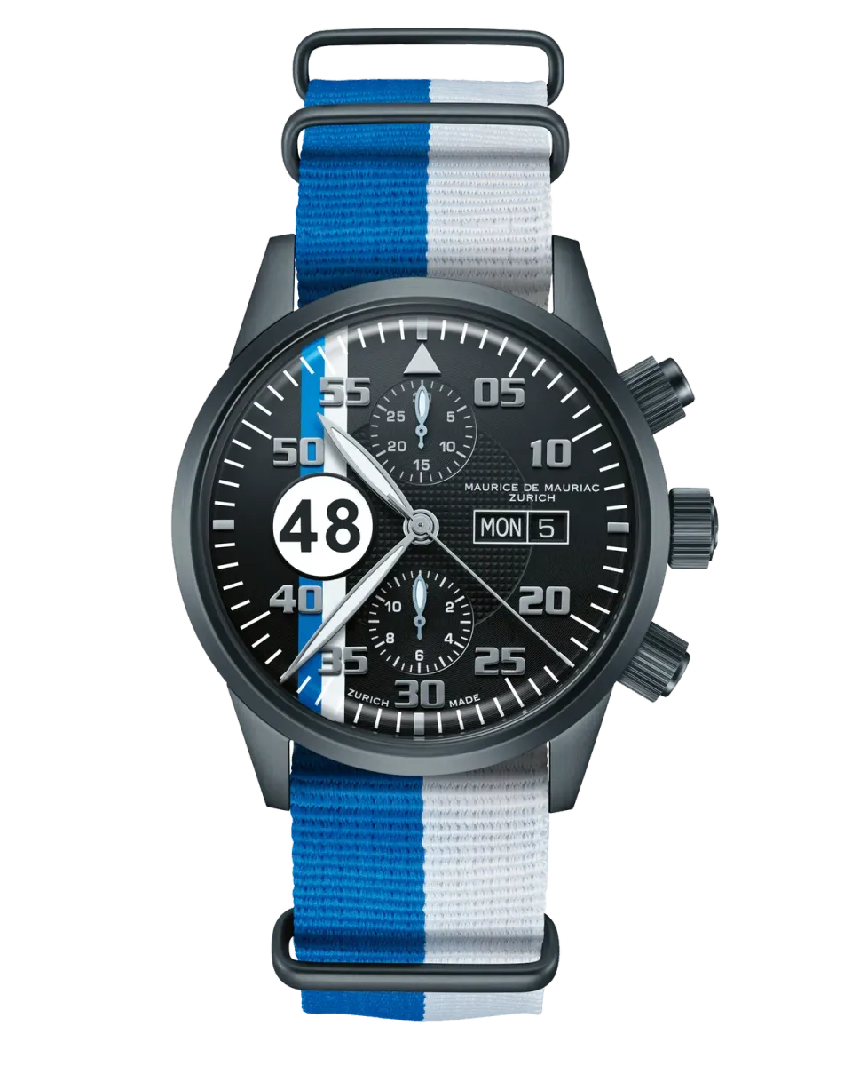 Maurice de Mauriac Chrono Modern Grand Prix Zurich PVD montre