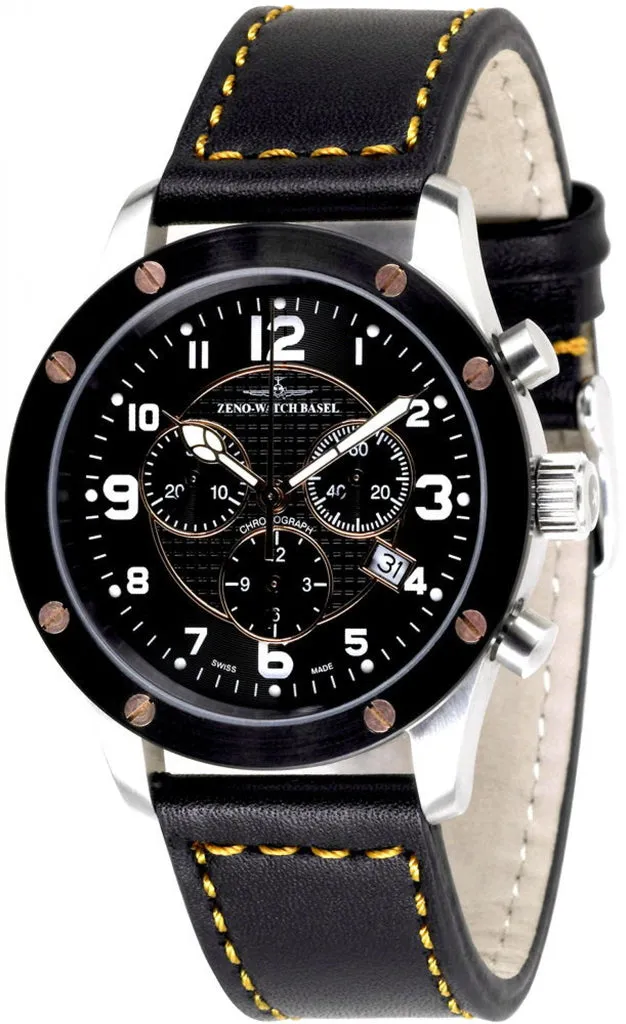 Zeno-Watch Basel Screws 5030 Chronograph montre grande date