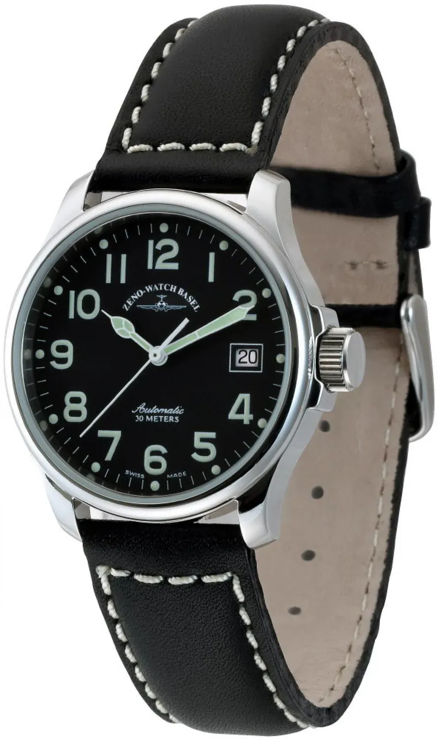 Zeno-Watch Basel Basic Pilot montre automatique 1965