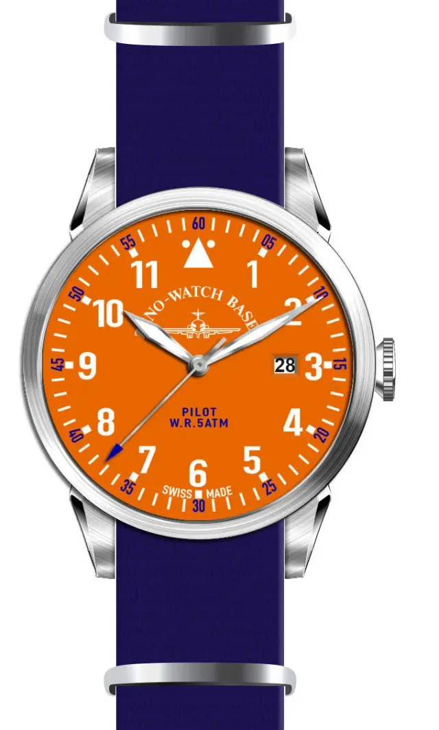 Zeno-Watch Basel Navigator Nato Quartz montre pilote