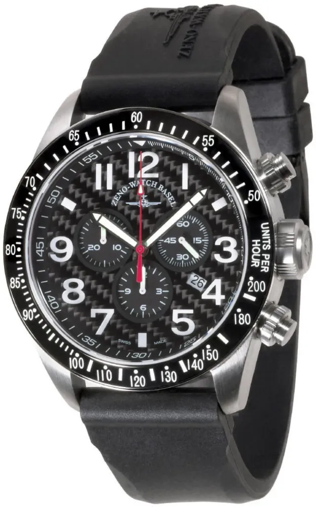 Zeno-Watch Basel Quartz 4 Chronograph Carbon montre