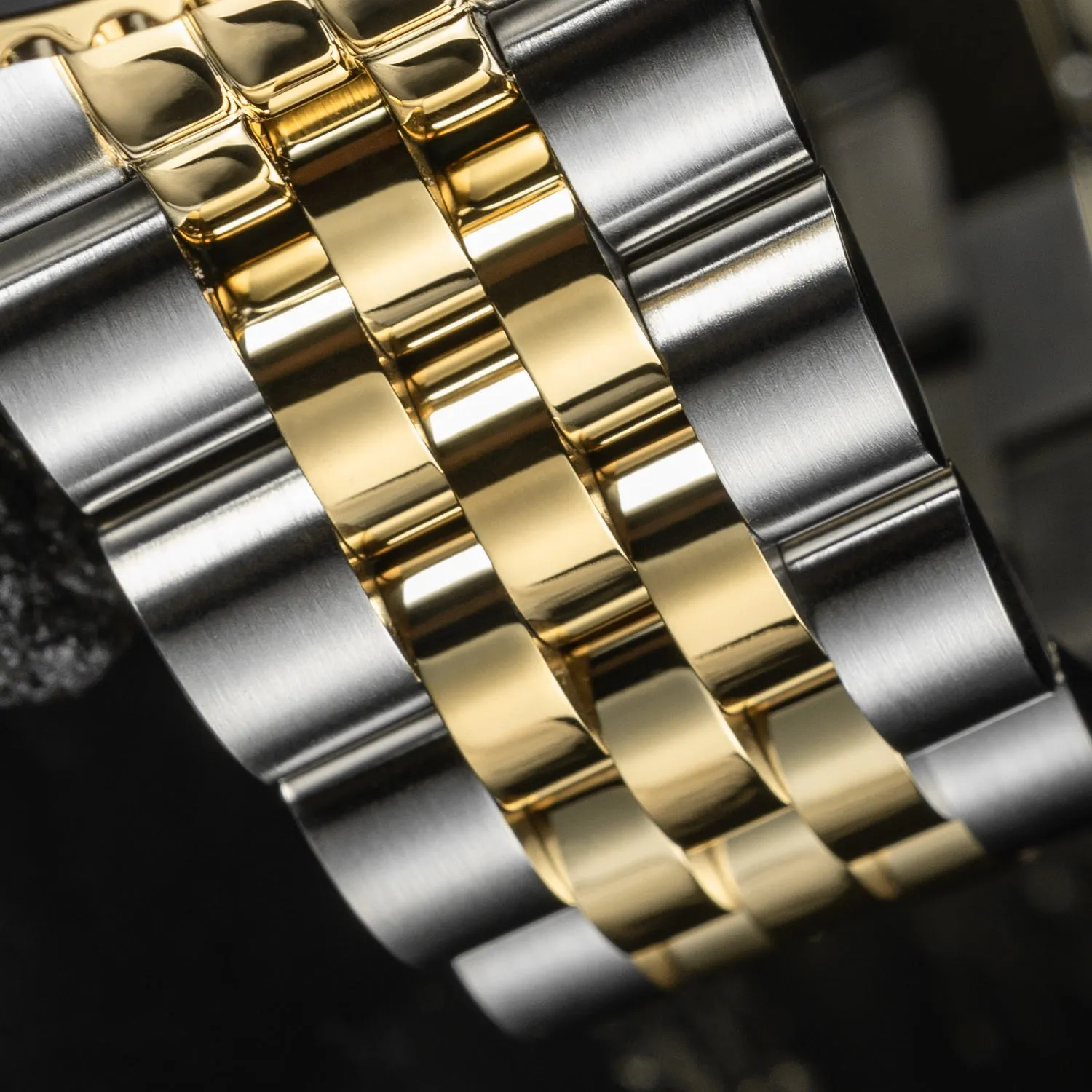 Davosa Ternos Ceramic PentaLink bracelet acier bicolore 20 mm