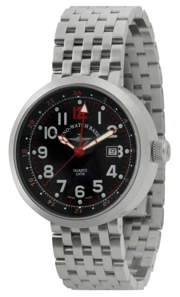 Zeno-Watch Basel Rondo GMT montre double fuseau