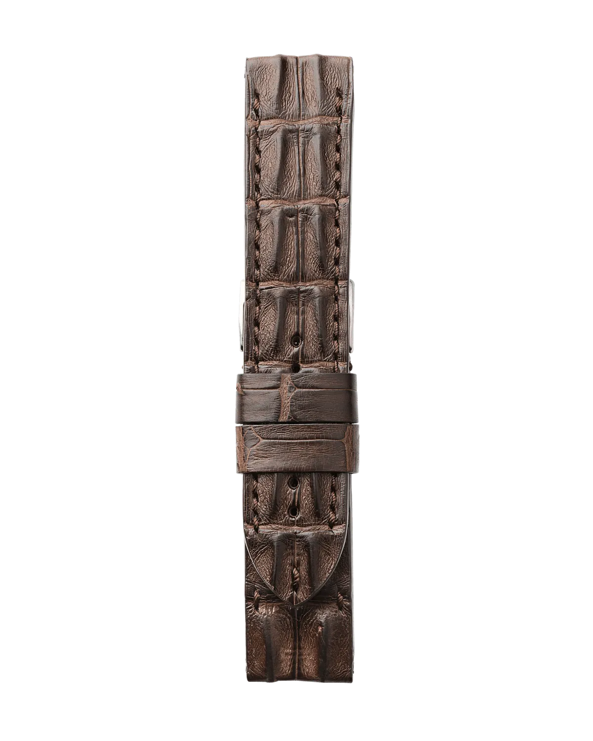 Maurice de Mauriac Hornback Croco bracelet cuir