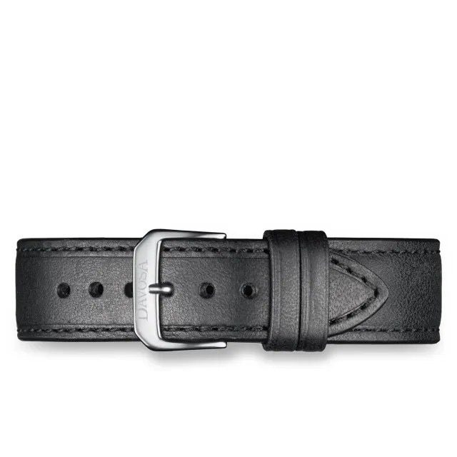 Davosa bracelet cuir noir montre boucle ardillon