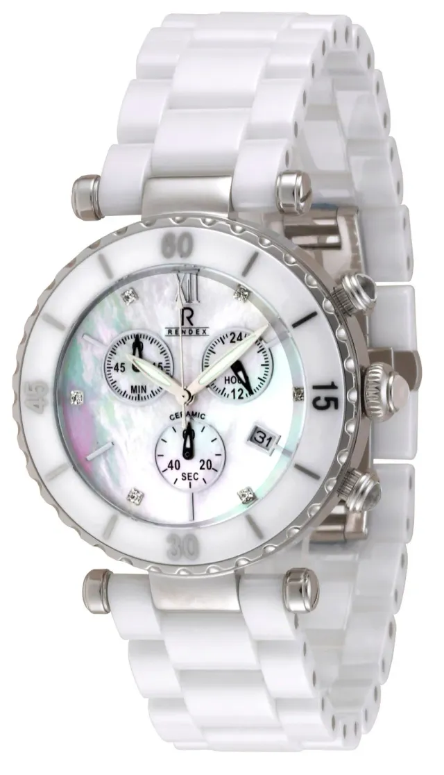 Zeno-Watch Basel Chronograph Lady Ceramic montre femme